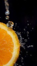 New 360x640 mobile wallpapers Fruits, Food, Oranges, Drops free download.