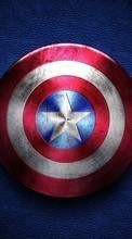 New mobile wallpapers - free download. Captain America, Background, Cinema, Logos picture and image for mobile phones.