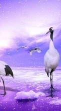 Heron, Birds, Animals for LG BL40 New Chocolate