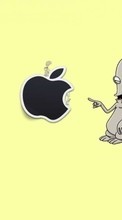 Apple, Brands, Background, Logos, Funny