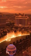 Landscape, Cities, Architecture, Eiffel Tower, Fountain, Las Vegas for HTC Dream