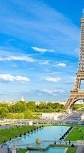 New mobile wallpapers - free download. Architecture, Eiffel Tower, Cities, Sky, Paris, Landscape picture and image for mobile phones.