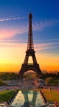 Architecture, Eiffel Tower, Cities, Paris, Landscape for HTC Desire 300
