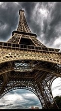 Landscape, Architecture, Paris, Eiffel Tower for LG Optimus Me P350