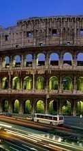 New mobile wallpapers - free download. Landscape, Cities, Architecture, Colosseum, Italy picture and image for mobile phones.
