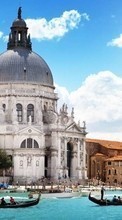 New mobile wallpapers - free download. Architecture, Cities, Boats, Landscape, Venice picture and image for mobile phones.