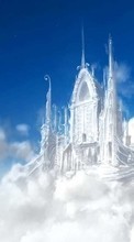 New 360x640 mobile wallpapers Landscape, Sky, Architecture, Clouds, Castles free download.