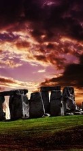 New mobile wallpapers - free download. Sky, Architecture, Stonehenge picture and image for mobile phones.
