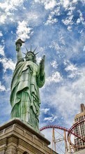 New mobile wallpapers - free download. Architecture, Monuments, Statue of Liberty, USA picture and image for mobile phones.
