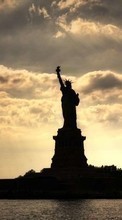 New mobile wallpapers - free download. Architecture,Landscape,Statue of Liberty picture and image for mobile phones.