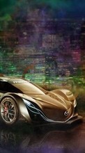 New mobile wallpapers - free download. Transport, Auto, Art, Mazda, Drawings picture and image for mobile phones.