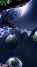 New mobile wallpapers - free download. Art, Fantasy, Planets, Birds picture and image for mobile phones.