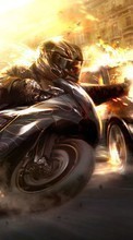 New 540x960 mobile wallpapers Cinema, Art, Fire, Motorcycles free download.