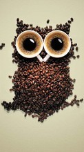 New mobile wallpapers - free download. Art, Coffee, Owl, Funny, Animals picture and image for mobile phones.