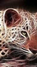 New mobile wallpapers - free download. Art, Leopards, Pictures, Animals picture and image for mobile phones.