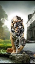 New mobile wallpapers - free download. Art, Robots, Tigers, Animals picture and image for mobile phones.