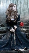 New mobile wallpapers - free download. Art photo, Girls, Gothic, People picture and image for mobile phones.