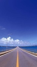 New mobile wallpapers - free download. Landscape, Bridges, Sky, Roads, Art photo picture and image for mobile phones.