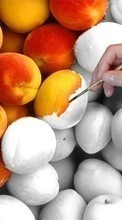 Fruits, Food, Art photo, Peaches for HTC EVO 3D