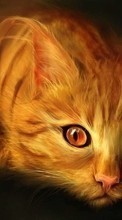 New mobile wallpapers - free download. Animals, Cats, Art photo picture and image for mobile phones.