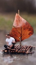 Art photo, People, Men, Autumn for OnePlus Nord