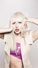 New mobile wallpapers - free download. Artists,Girls,Lady Gaga,People picture and image for mobile phones.