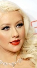 New mobile wallpapers - free download. Artists, Girls, Christina Aguilera, People, Music picture and image for mobile phones.