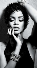 New mobile wallpapers - free download. Artists,Girls,People,Music,Rihanna picture and image for mobile phones.