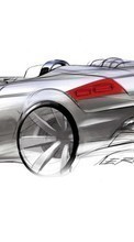 New 1024x600 mobile wallpapers Transport, Auto, Audi, Drawings free download.