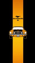 New mobile wallpapers - free download. Auto, Background, Mustang, Transport picture and image for mobile phones.