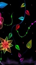 Butterflies, Flowers, Background for HTC Desire HD