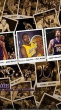 New mobile wallpapers - free download. Sport, Backgrounds, Men, Basketball, Lakers picture and image for mobile phones.