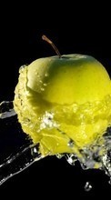 Apples, Background, Fruits, Water for Nokia Asha 210