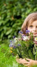 New mobile wallpapers - free download. Bouquets, Flowers, Children, People picture and image for mobile phones.