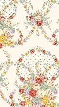 New mobile wallpapers - free download. Flowers, Background, Patterns picture and image for mobile phones.