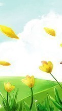 New 1280x800 mobile wallpapers Landscape, Flowers, Drawings free download.