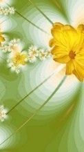 New mobile wallpapers - free download. Plants, Flowers, Drawings picture and image for mobile phones.