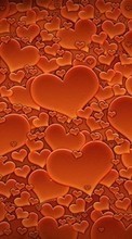 New mobile wallpapers - free download. Valentine&#039;s day, Background, Love, Holidays, Hearts picture and image for mobile phones.