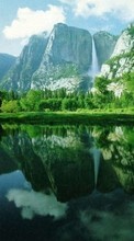 New 240x400 mobile wallpapers Landscape, Water, Trees, Lakes free download.