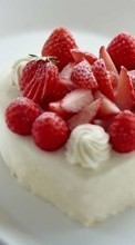 New mobile wallpapers - free download. Food, Strawberry, Dessert picture and image for mobile phones.