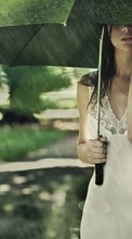 New mobile wallpapers - free download. Girls, Rain, People picture and image for mobile phones.