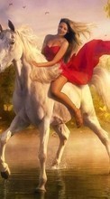 New mobile wallpapers - free download. Girls,Unicorns,Fantasy,People picture and image for mobile phones.