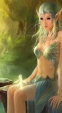 New mobile wallpapers - free download. Girls, Fantasy picture and image for mobile phones.