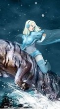 New mobile wallpapers - free download. Girls,Fantasy,People,Tigers picture and image for mobile phones.