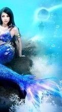 New mobile wallpapers - free download. Girls,Fantasy,Mermaids picture and image for mobile phones.