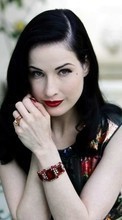 New mobile wallpapers - free download. Girls, Dita von Teese, People picture and image for mobile phones.