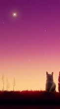 New mobile wallpapers - free download. Girls, Cats, People, Pictures, Sunset, Animals picture and image for mobile phones.