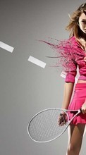 New mobile wallpapers - free download. Sport, Humans, Girls, Art photo, Tennis picture and image for mobile phones.