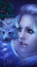 New 1024x768 mobile wallpapers Girls, New Year, Holidays, Pictures, Christmas, Xmas free download.