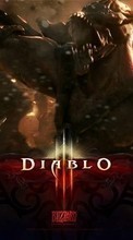 New 1024x600 mobile wallpapers Games, Diablo free download.